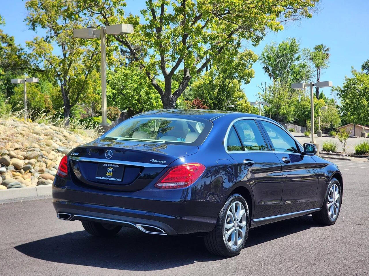 2015 Mercedes-Benz C-Class for sale at LAS MOTORS, LLC. in Sacramento, CA