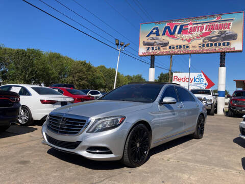 2015 Mercedes-Benz S-Class for sale at ANF AUTO FINANCE in Houston TX