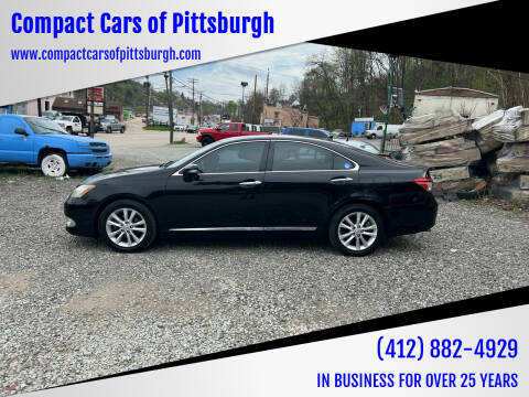2010 Lexus ES 350 for sale at Compact Cars of Pittsburgh in Pittsburgh PA