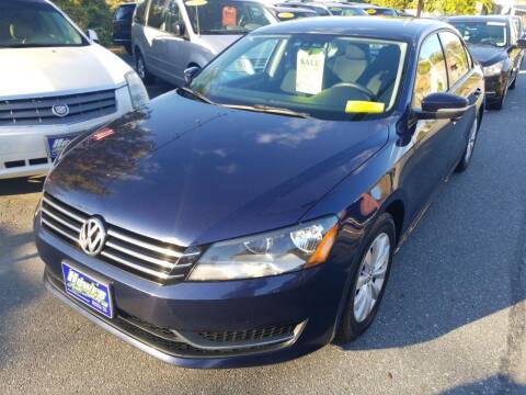 2013 Volkswagen Passat for sale at Howe's Auto Sales in Lowell MA