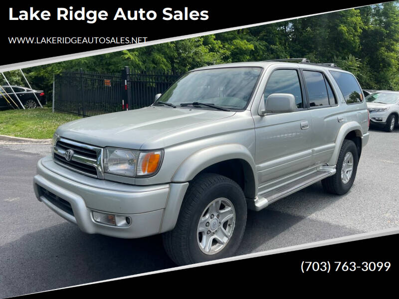 1999 Toyota 4Runner for sale at Lake Ridge Auto Sales in Woodbridge VA