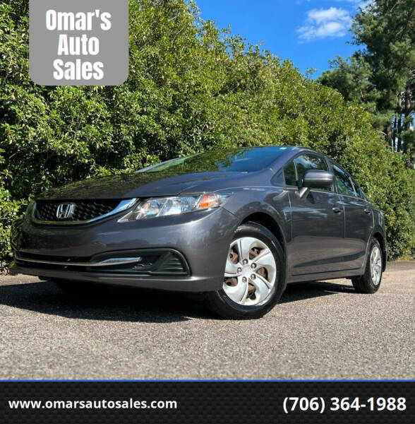 2015 Honda Civic for sale at Omar's Auto Sales in Martinez GA