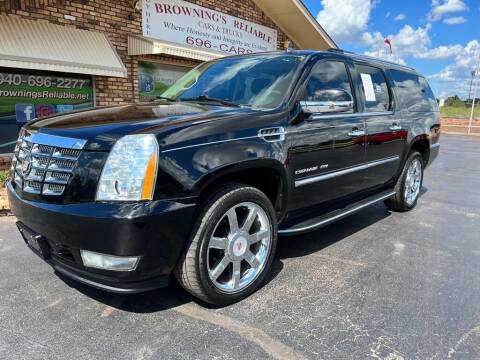 2013 Cadillac Escalade ESV for sale at Browning's Reliable Cars & Trucks in Wichita Falls TX