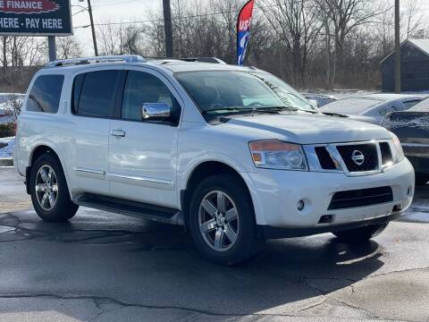 2013 Nissan Armada for sale at Valley Auto Finance in Warren OH