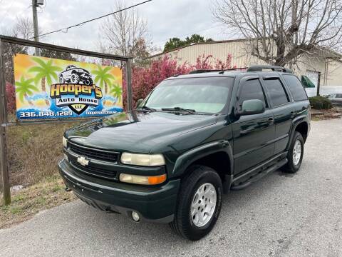 2003 Chevrolet Tahoe for sale at Hooper's Auto House LLC in Wilmington NC