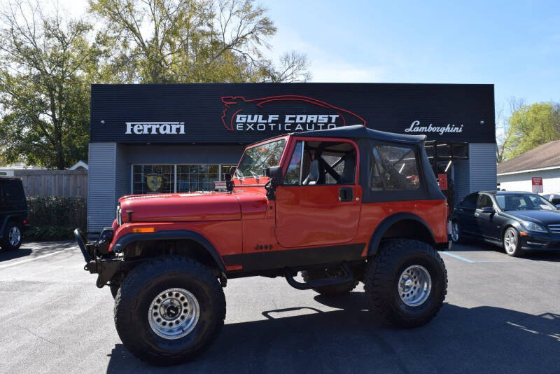 1986 Jeep CJ-7 for sale at Gulf Coast Exotic Auto in Gulfport MS