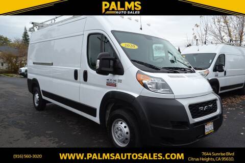 2020 RAM ProMaster for sale at Palms Auto Sales in Citrus Heights CA