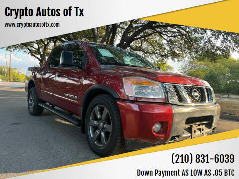 2015 Nissan Titan for sale at Crypto Autos of Tx in San Antonio TX