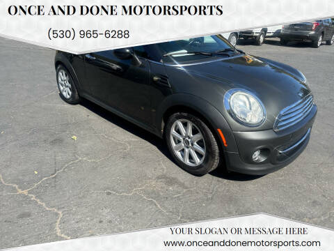 2014 MINI Coupe for sale at Once and Done Motorsports in Chico CA