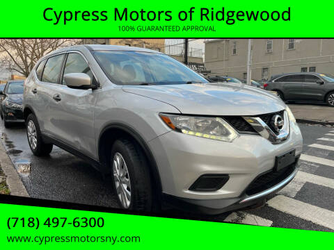 2016 Nissan Rogue for sale at Cypress Motors of Ridgewood in Ridgewood NY