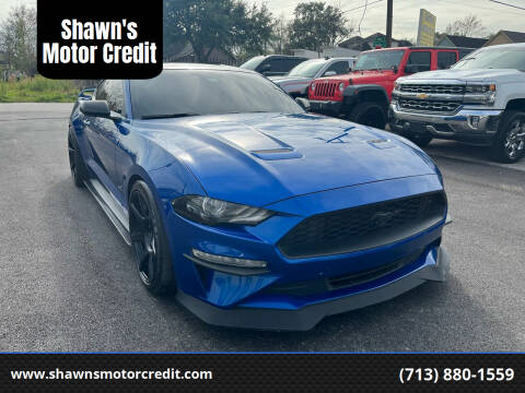 2018 Ford Mustang for sale at Shawn's Motor Credit in Houston TX