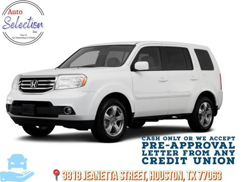 2013 Honda Pilot for sale at Auto Selection Inc. in Houston TX