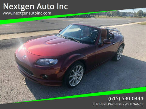 2007 Mazda MX-5 Miata for sale at Nextgen Auto Inc in Smithville TN