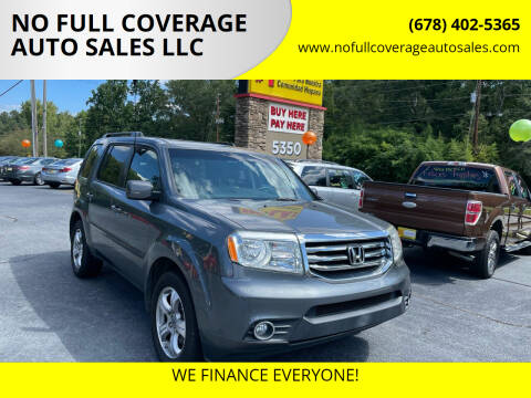 2012 Honda Pilot for sale at NO FULL COVERAGE AUTO SALES LLC in Austell GA