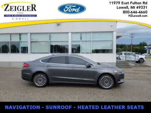 2017 Ford Fusion for sale at Zeigler Ford of Plainwell- Jeff Bishop - Zeigler Ford of Lowell in Lowell MI
