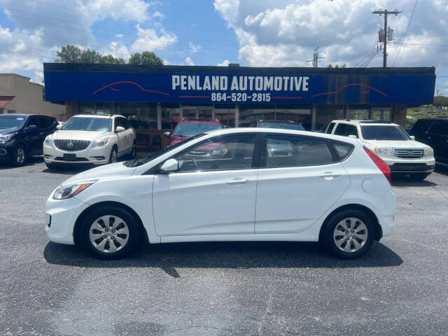 2016 Hyundai ACCENT for sale at Penland Automotive Group in Laurens, SC