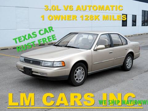 1993 Nissan Maxima for sale at LM CARS INC in Burr Ridge IL