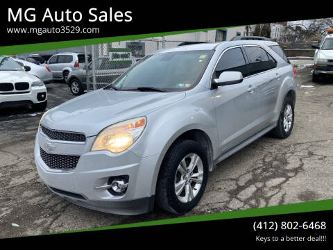 2013 Chevrolet Equinox for sale at MG Auto Sales in Pittsburgh PA
