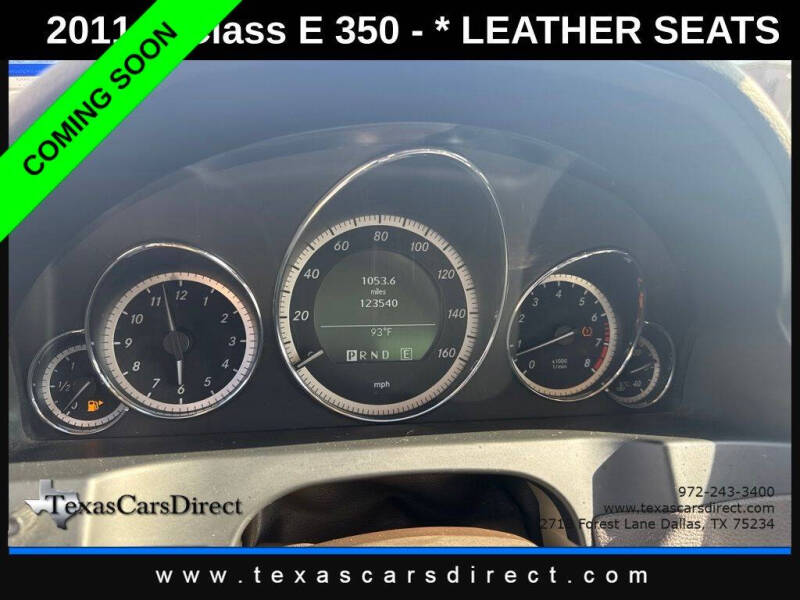 2011 Mercedes-Benz E-Class E 350