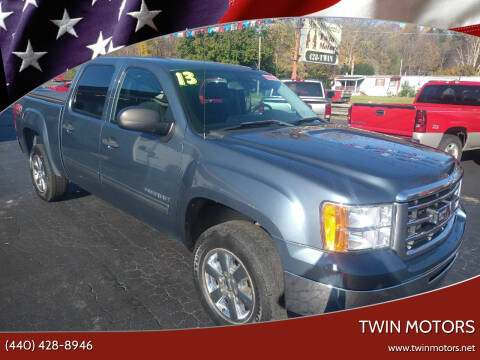 2013 GMC Sierra 1500 for sale at TWIN MOTORS in Madison OH