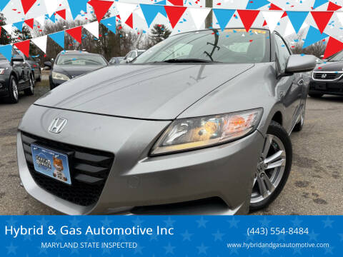 2011 Honda CR-Z for sale at Hybrid & Gas Automotive Inc in Aberdeen MD