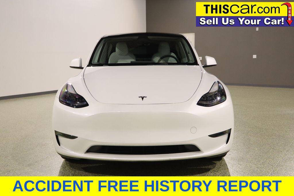 Off White 2023 Tesla Model Y Long Range AWD Long Range 4dr Crossover 2