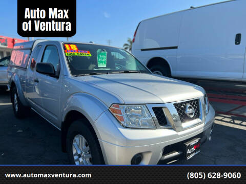 2018 Nissan Frontier for sale at Auto Max of Ventura in Ventura CA