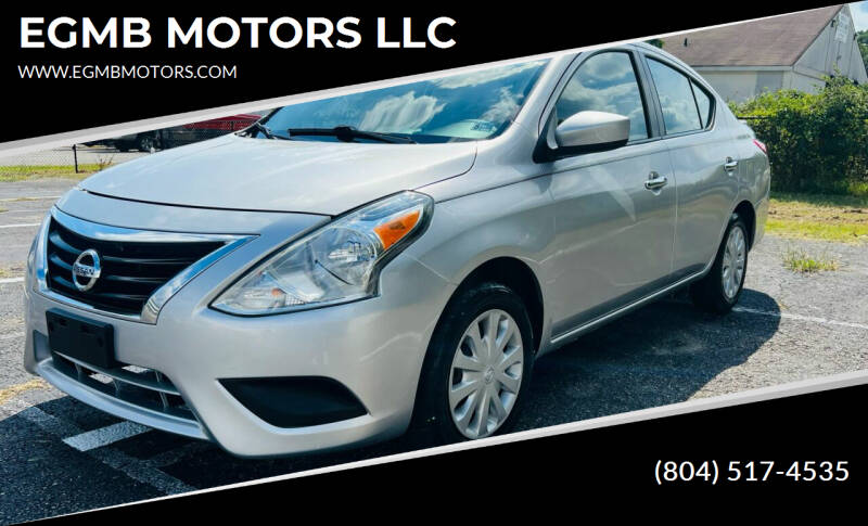 2019 Nissan Versa for sale at EGMB MOTORS in Midlothian VA