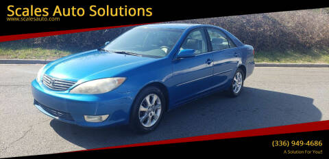 2005 Toyota Camry for sale at Scales Auto Solutions in Madison NC