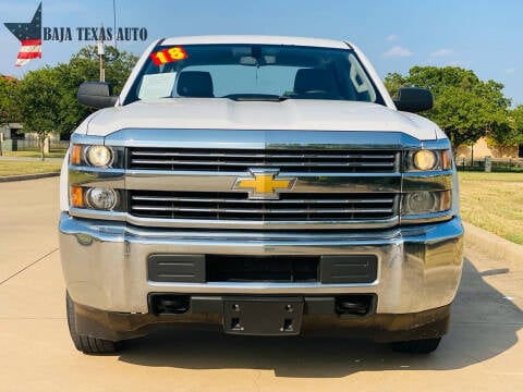 2018 Chevrolet Silverado 2500HD for sale at Baja Texas Auto in Mansfield TX