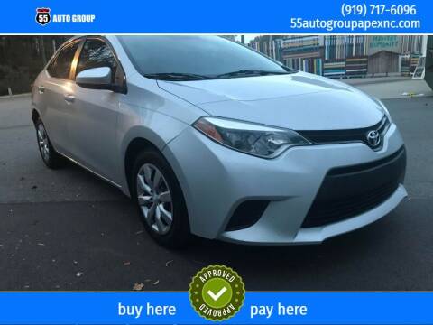 2014 Toyota Corolla for sale at 55 Auto Group of Apex in Apex NC