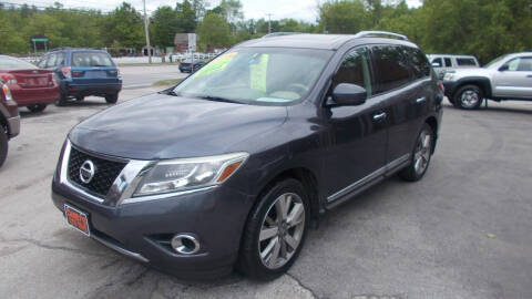 2014 Nissan Pathfinder for sale at Careys Auto Sales in Rutland VT