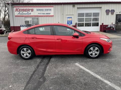 2018 Chevrolet Cruze for sale at Keisers Automotive in Camp Hill PA