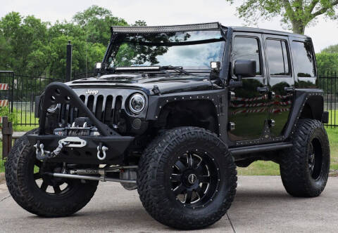 2012 Jeep Wrangler Unlimited for sale at Texas Auto Corporation in Houston TX