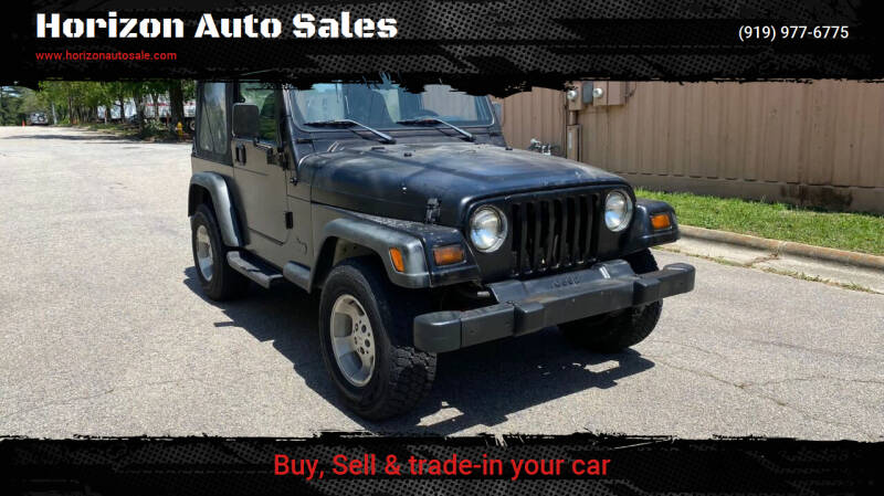 1999 Jeep Wrangler for sale at Horizon Auto Sales in Raleigh NC