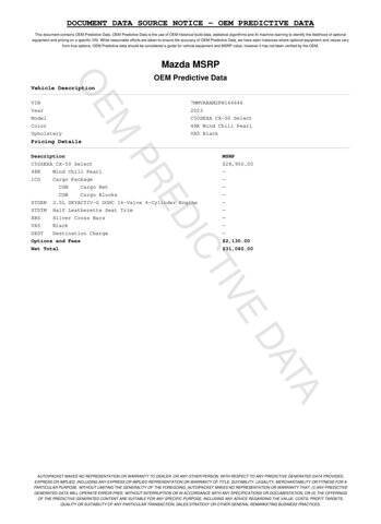 2023 Mazda CX-50 2.5 S Select