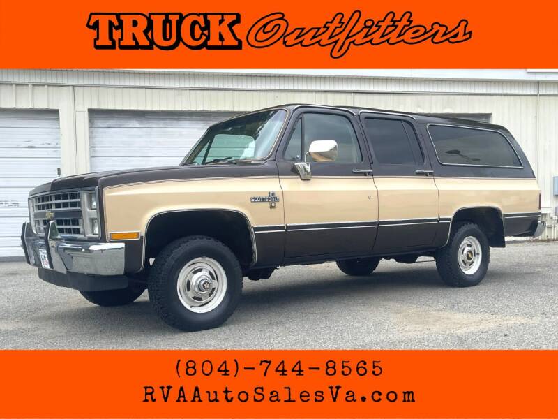 1985 Chevrolet Suburban for sale at BRIAN ALLEN'S TRUCK OUTFITTERS in Midlothian VA
