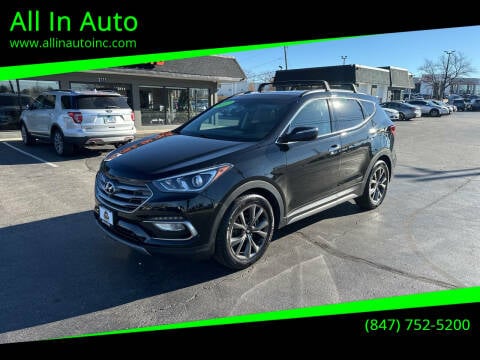 2017 Hyundai Santa Fe Sport for sale at All In Auto in Palatine IL