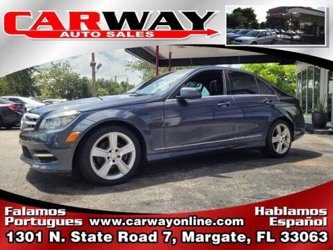 2011 Mercedes-Benz C-Class for sale at CARWAY Auto Sales in Margate FL