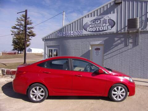 2013 Hyundai Accent for sale at SCOTT FAMILY MOTORS in Springville IA