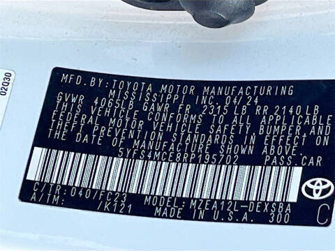 2024 Toyota Corolla SE