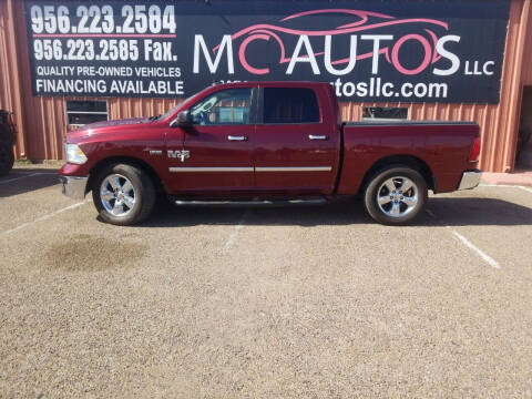 2016 RAM 1500 for sale at MC Autos LLC in Pharr TX