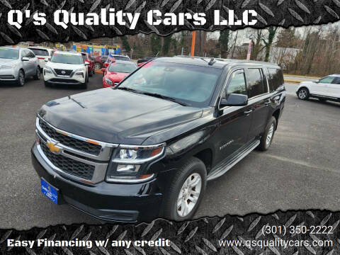 2017 Chevrolet Suburban for sale at Q's Quality Cars LLC in Capitol Heights MD