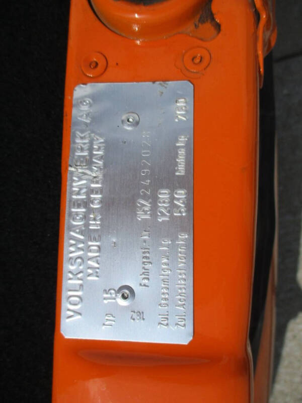 1972 Volkswagen Beetle Convertible