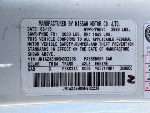 2016 Nissan 370Z