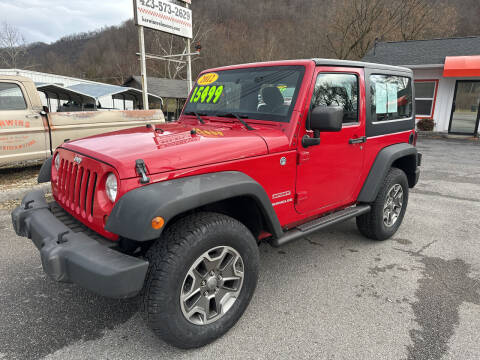 2012 Jeep Wrangler for sale at Kerwin's Volunteer Motors in Bristol TN