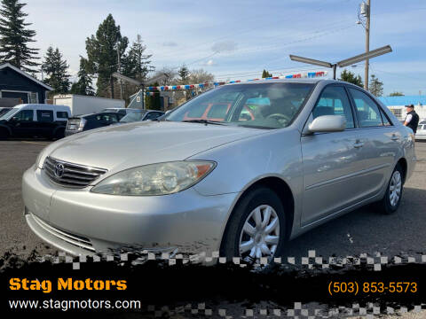 2005 Toyota Camry for sale at Stag Motors in Portland OR