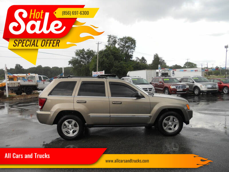 2006 Jeep Grand Cherokee for sale at All Cars and Trucks in Buena NJ