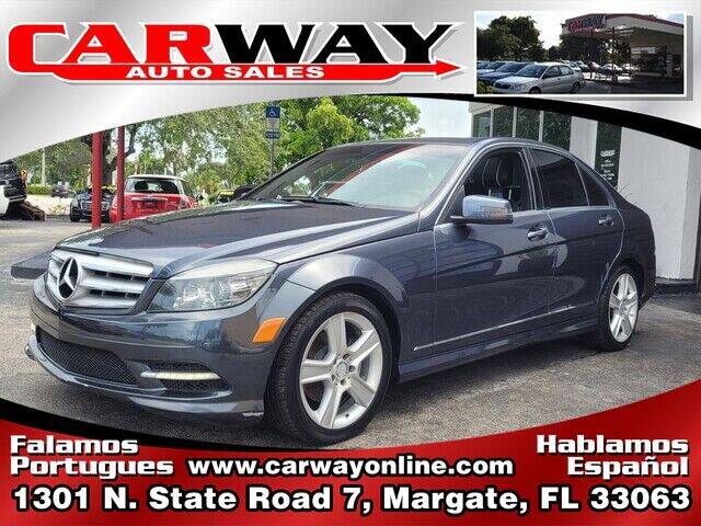 2011 Mercedes-Benz C-Class for sale at CARWAY Auto Sales in Margate FL