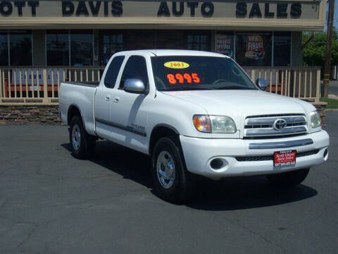2003 Toyota Tundra for sale at Scott Davis Auto Sales in Turlock CA